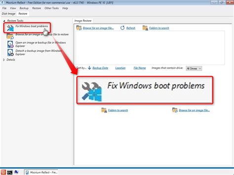 windows 10 won't boot after drive clone|macrium reflect fix boot problems.